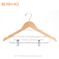 EISHO All&#39;ingrosso Hotel Hanger di legno sfuso con clip